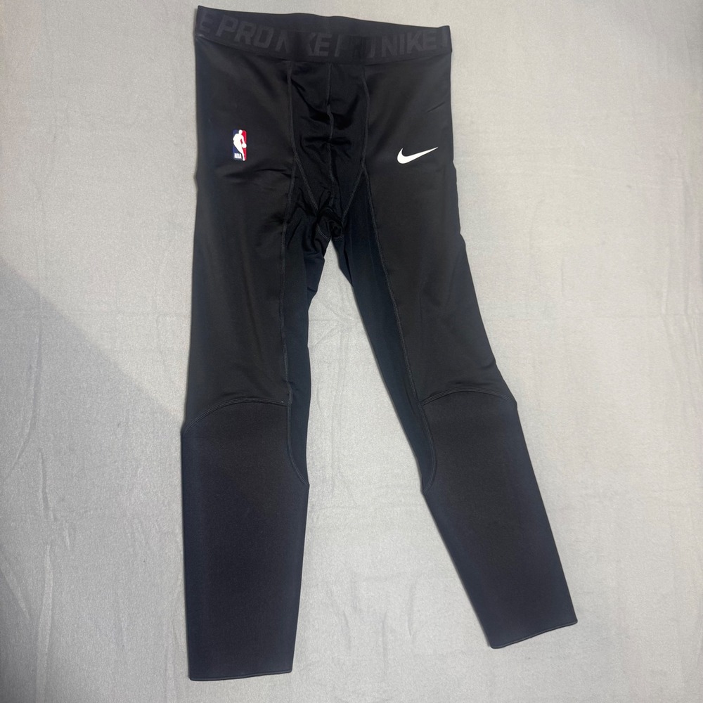Nike Pro NBA Men Compression Tights S Black Excellent Basketball 924119-010